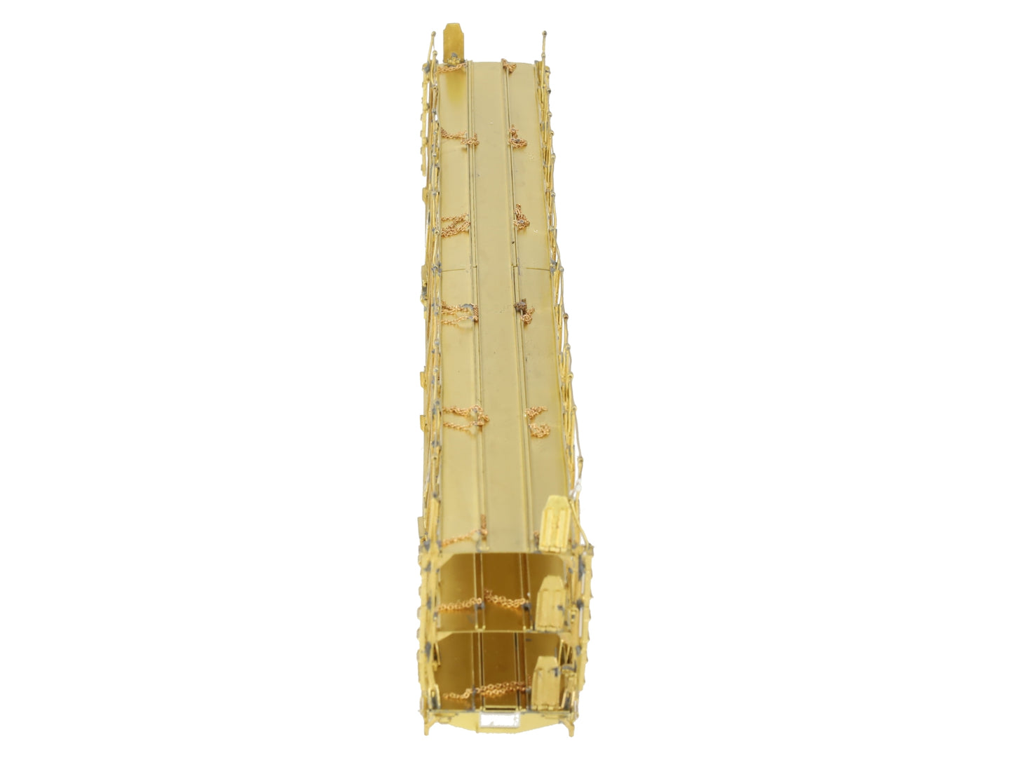 Overland OMI-1326 HO Scale brass Tri-Level Open Auto Rack EX/Box