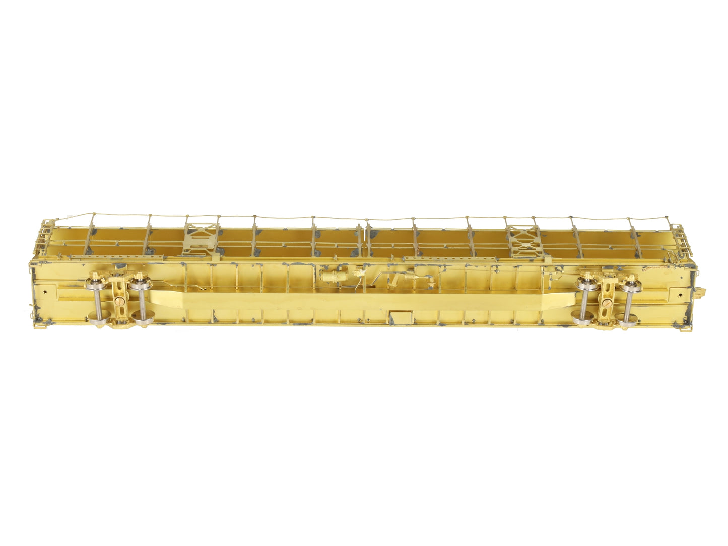 Overland OMI-1326 HO Scale brass Tri-Level Open Auto Rack EX/Box