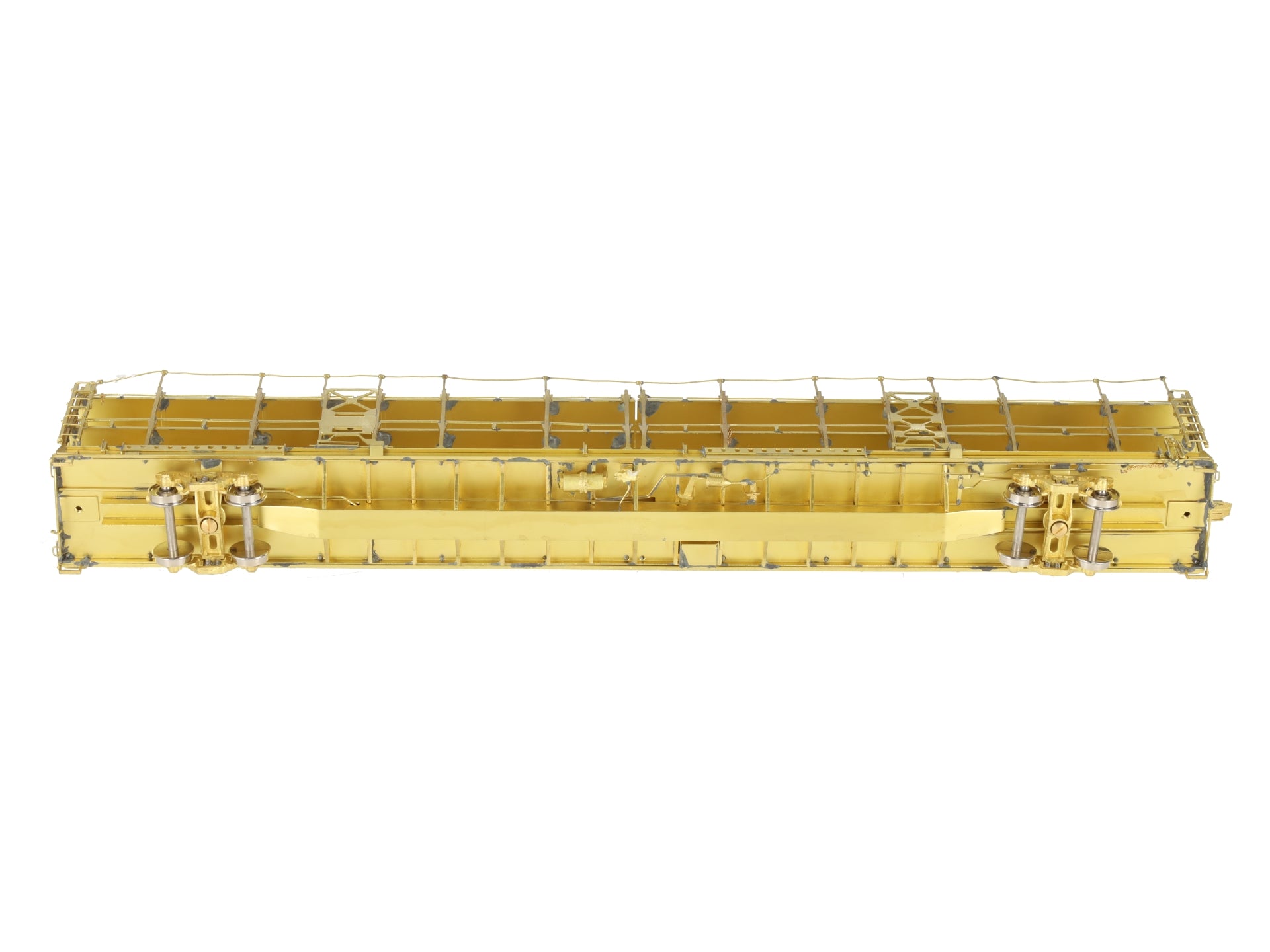 Overland OMI-1326 HO Scale brass Tri-Level Open Auto Rack EX/Box