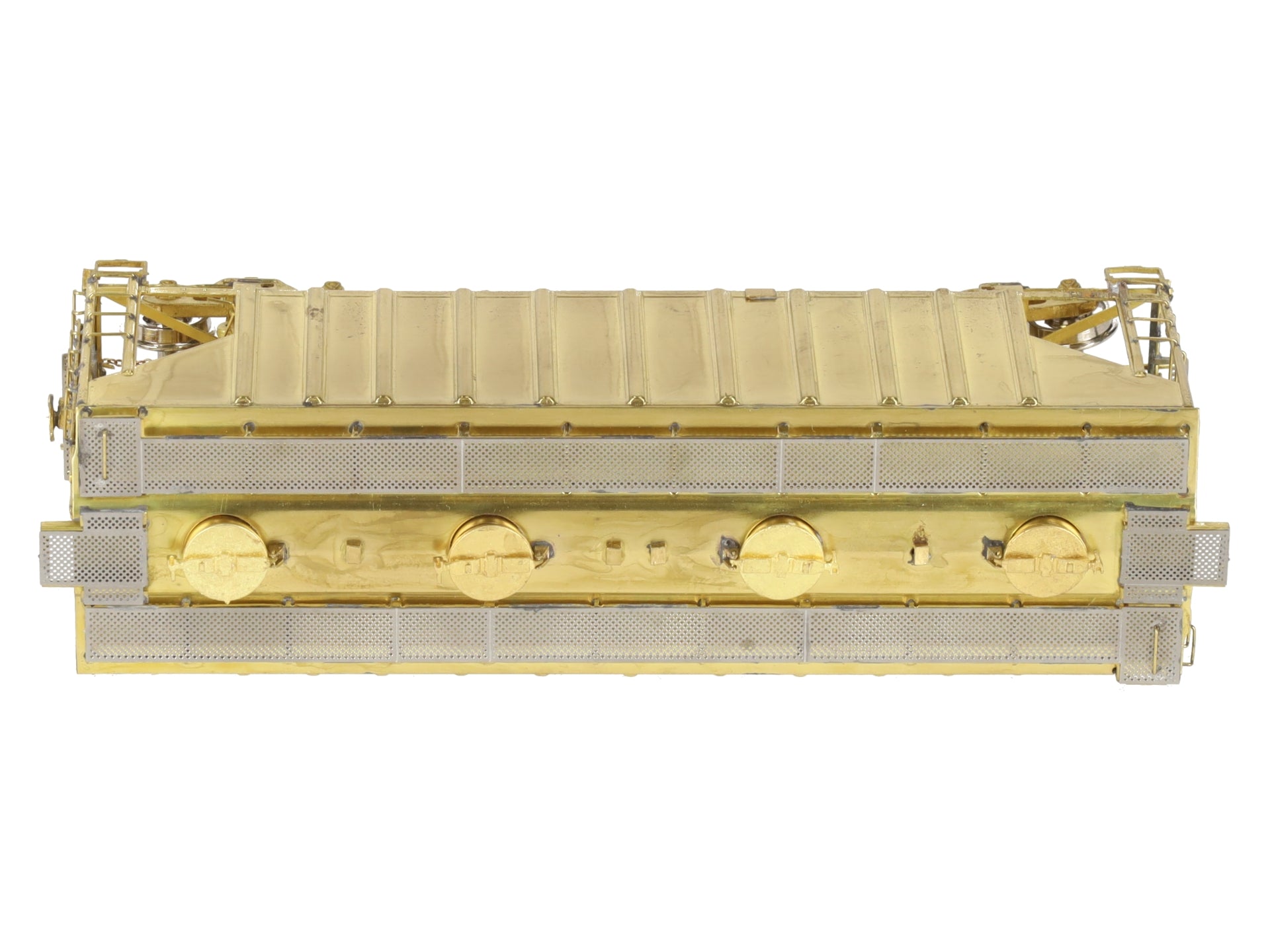 Overland OMI-3053 HO Scale BRASS ATSF 2-Bay Hopper Car EX/Box