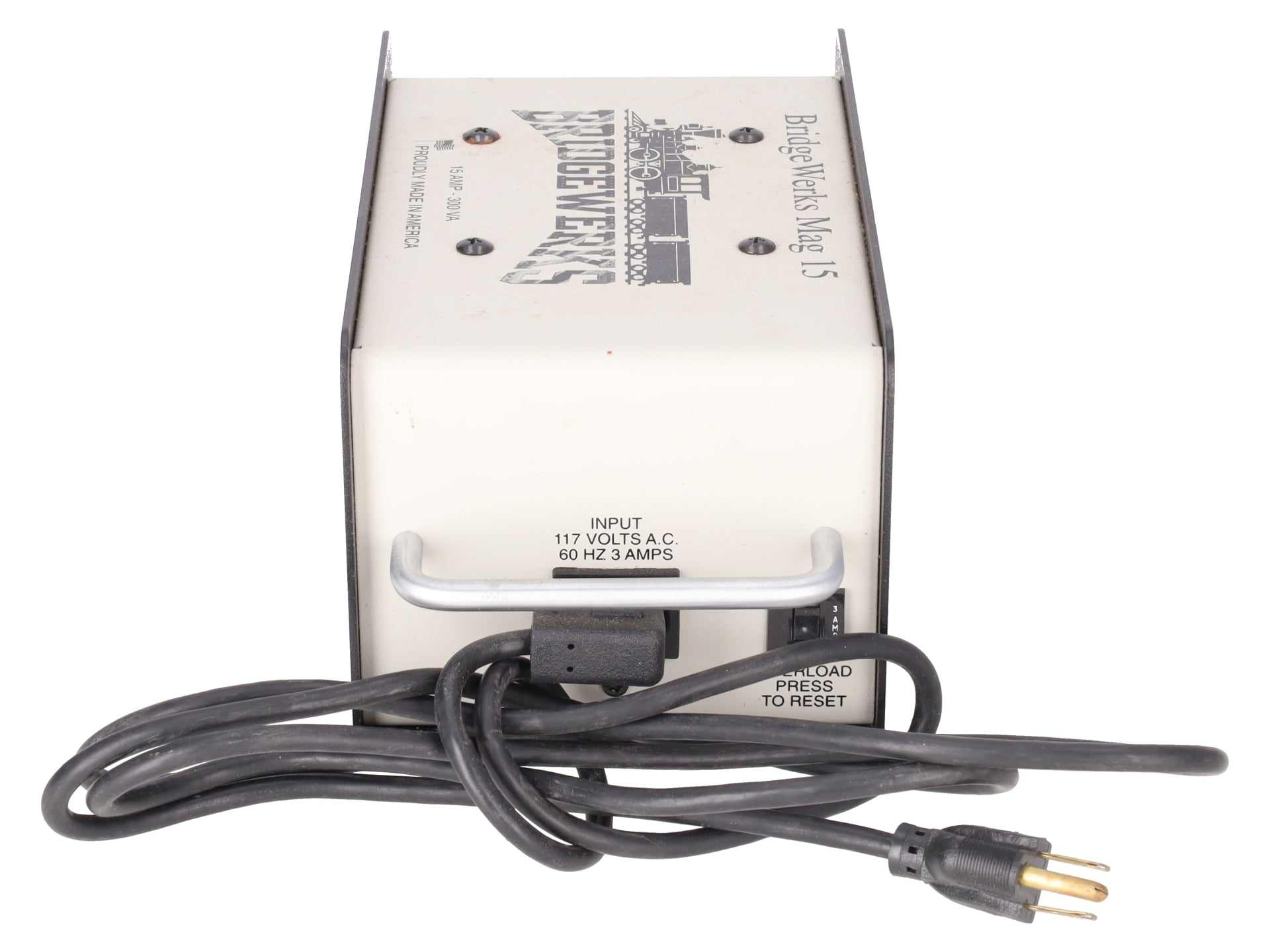 Bridgewerks MAG-15 15 Amp Deluxe 1-Track Power Supply VG/Box