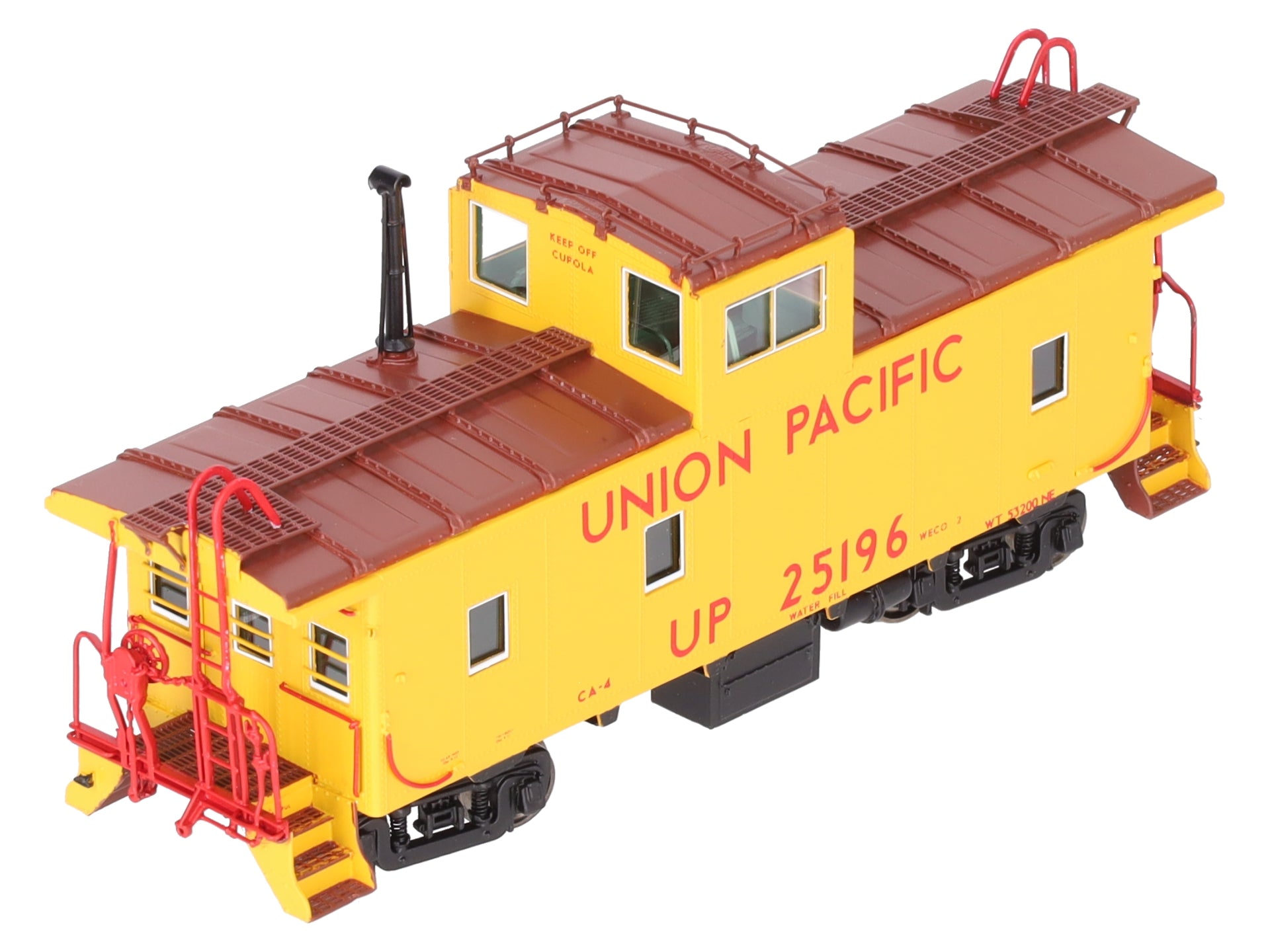 Overland OMI 3971.2 BRASS HO Scale Union Pacific CA-4 Caboose #25196 LN/Box