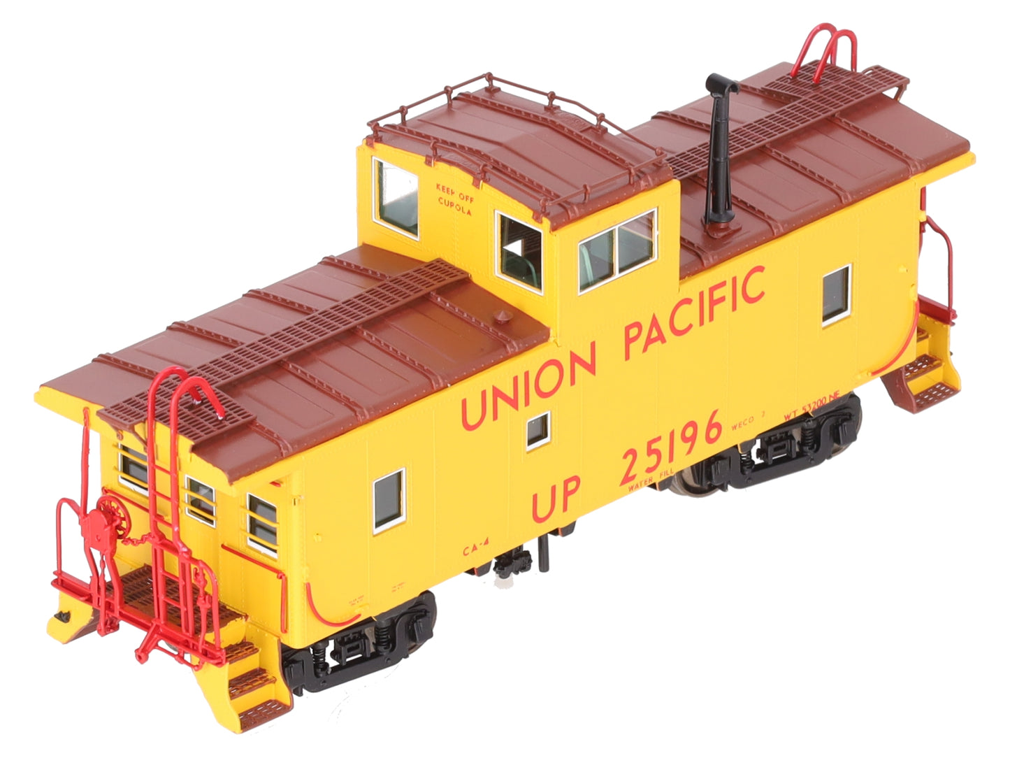 Overland OMI 3971.2 BRASS HO Scale Union Pacific CA-4 Caboose #25196 LN/Box