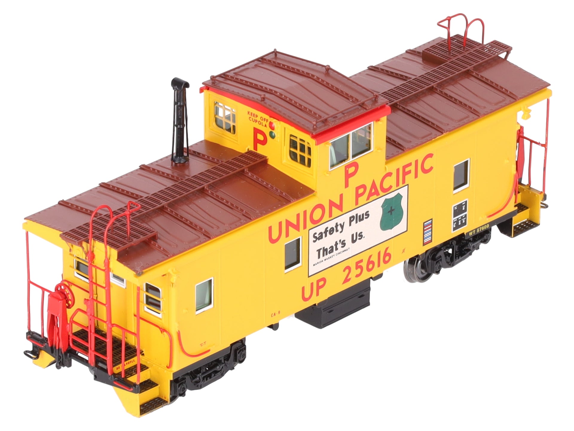 Overland OMI-3971.1 Brass HO Scale Union Pacific CA-9 Caboose #25616-Painted LN/Box