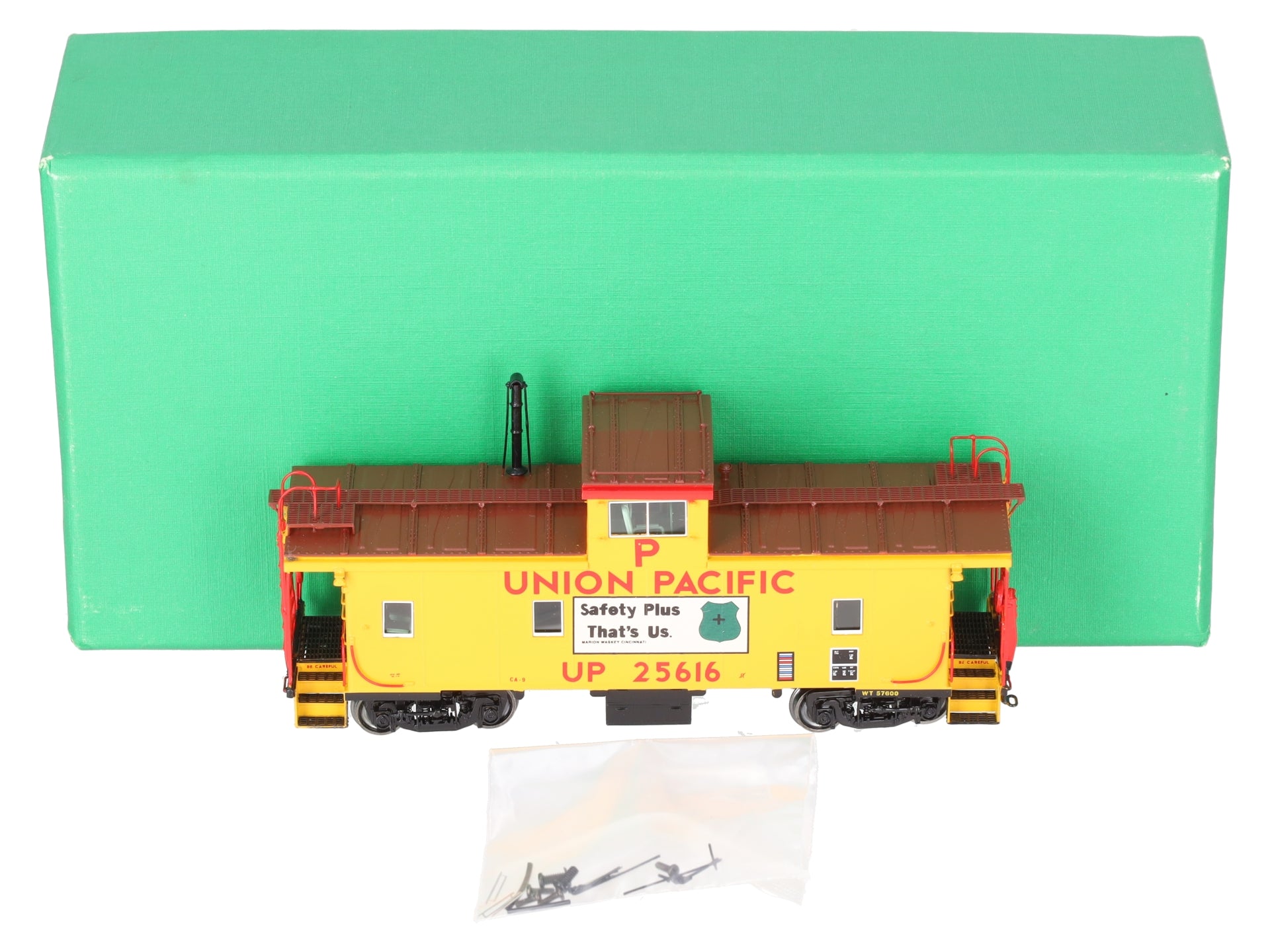 Overland OMI-3971.1 Brass HO Scale Union Pacific CA-9 Caboose #25616-Painted LN/Box