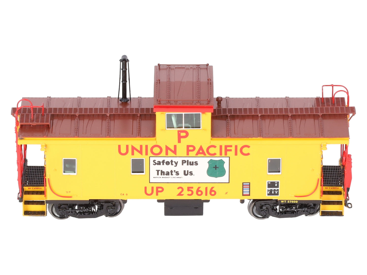 Overland OMI-3971.1 Brass HO Scale Union Pacific CA-9 Caboose #25616-Painted LN/Box