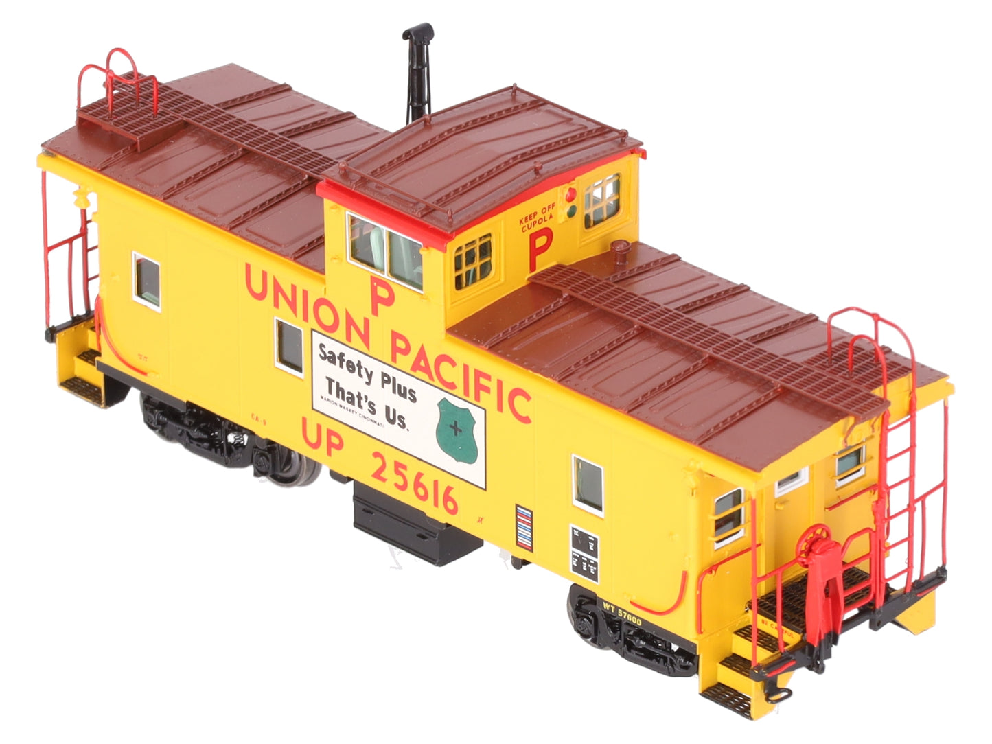 Overland OMI-3971.1 Brass HO Scale Union Pacific CA-9 Caboose #25616-Painted LN/Box