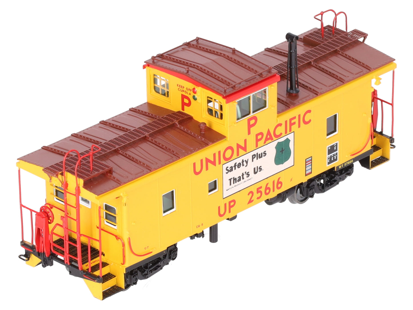 Overland OMI-3971.1 Brass HO Scale Union Pacific CA-9 Caboose #25616-Painted LN/Box