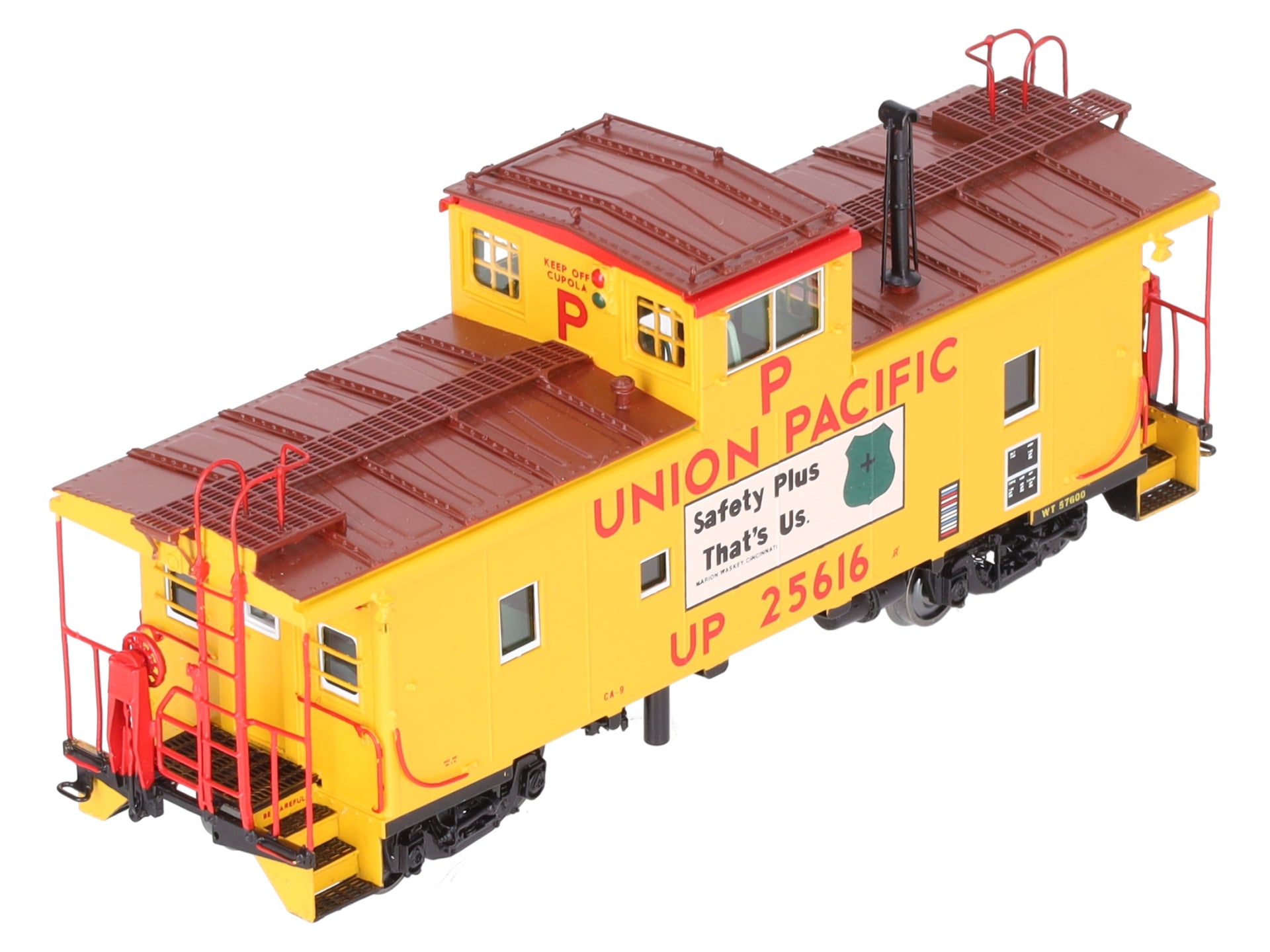 Overland OMI-3971.1 Brass HO Scale Union Pacific CA-9 Caboose #25616-Painted LN/Box