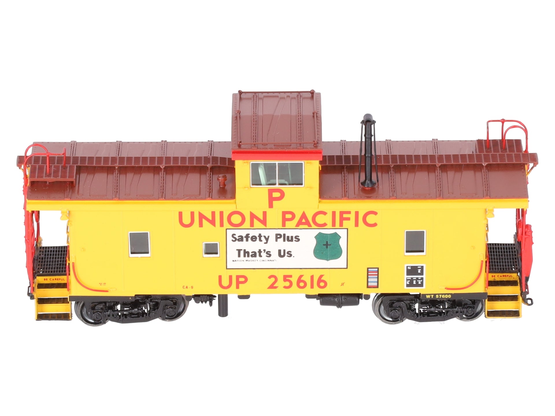 Overland OMI-3971.1 Brass HO Scale Union Pacific CA-9 Caboose #25616-Painted LN/Box