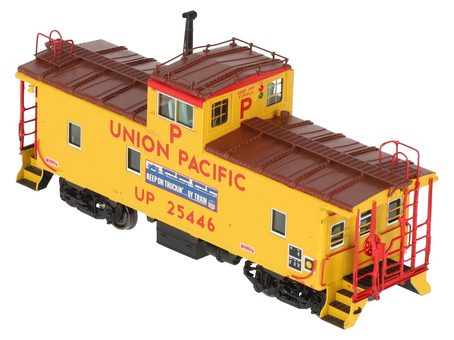 Overland OMI-3974.1 HO scale Union Pacific CA-7 Caboose #25446 LN/Box