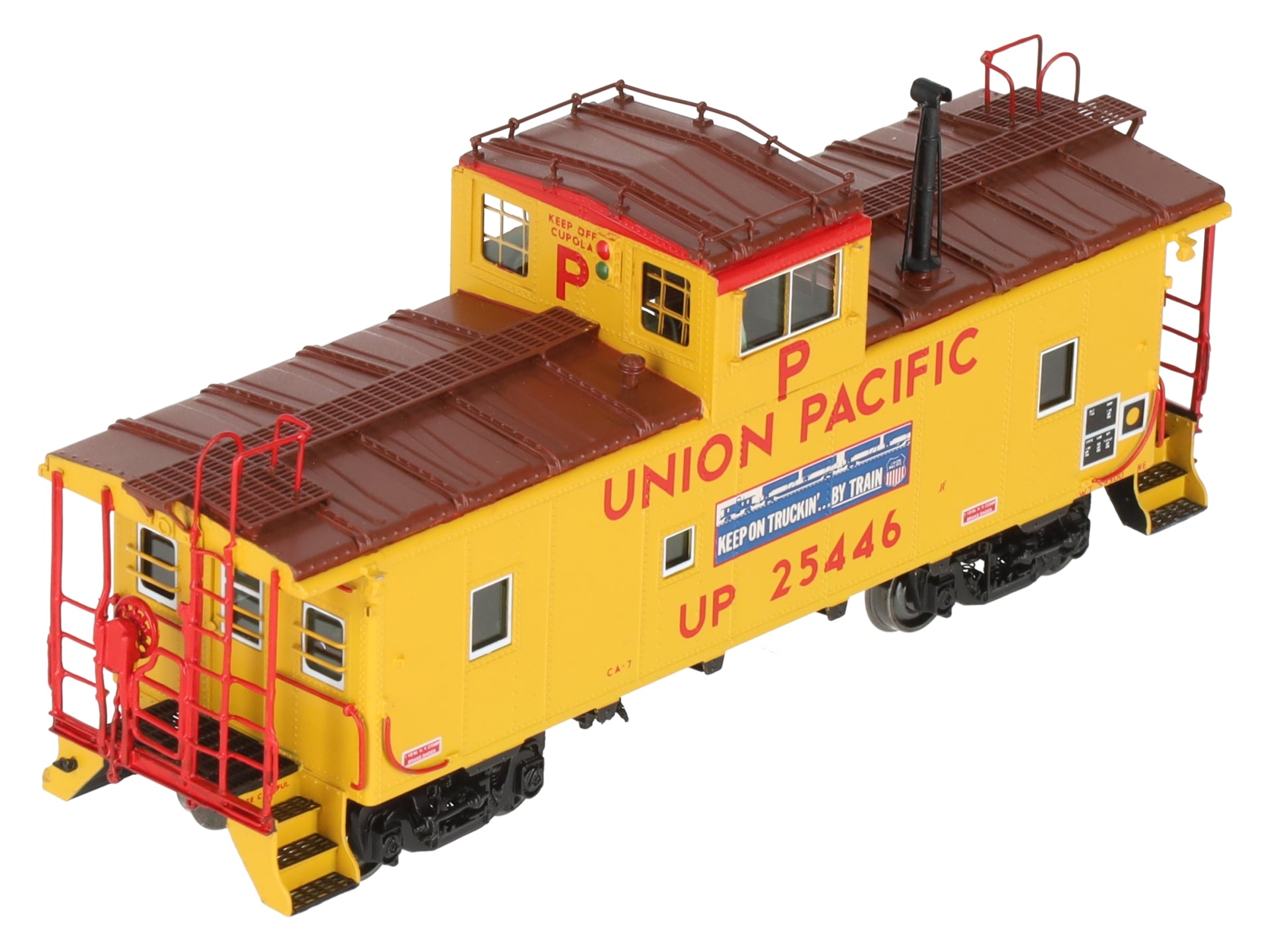 Overland OMI-3974.1 HO scale Union Pacific CA-7 Caboose #25446 LN/Box