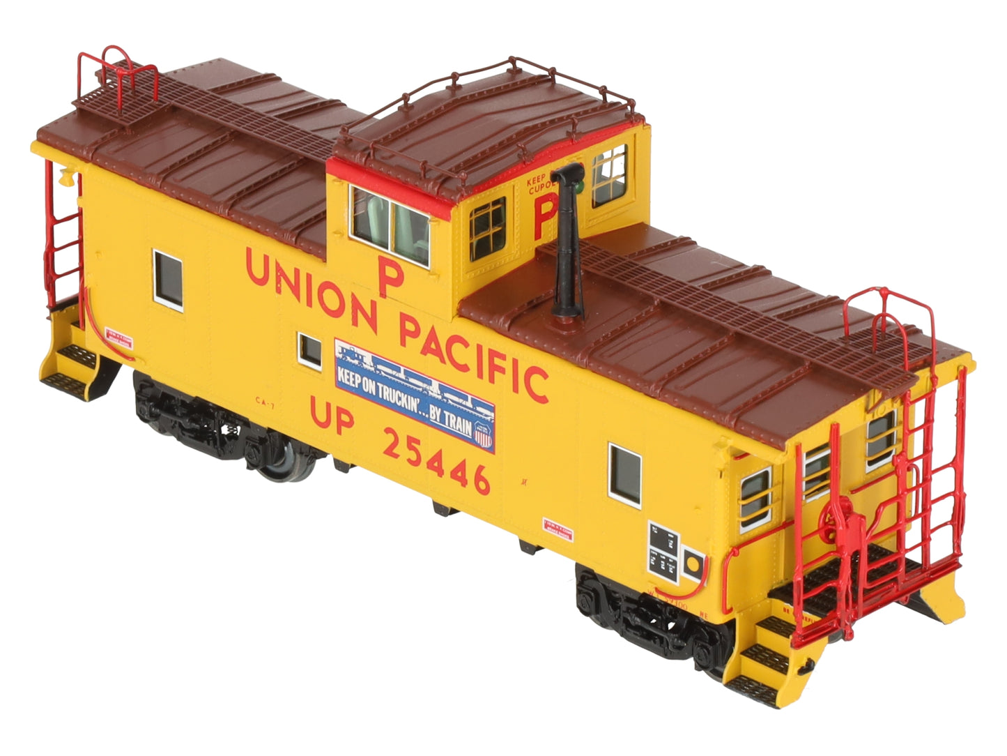 Overland OMI-3974.1 HO scale Union Pacific CA-7 Caboose #25446 LN/Box