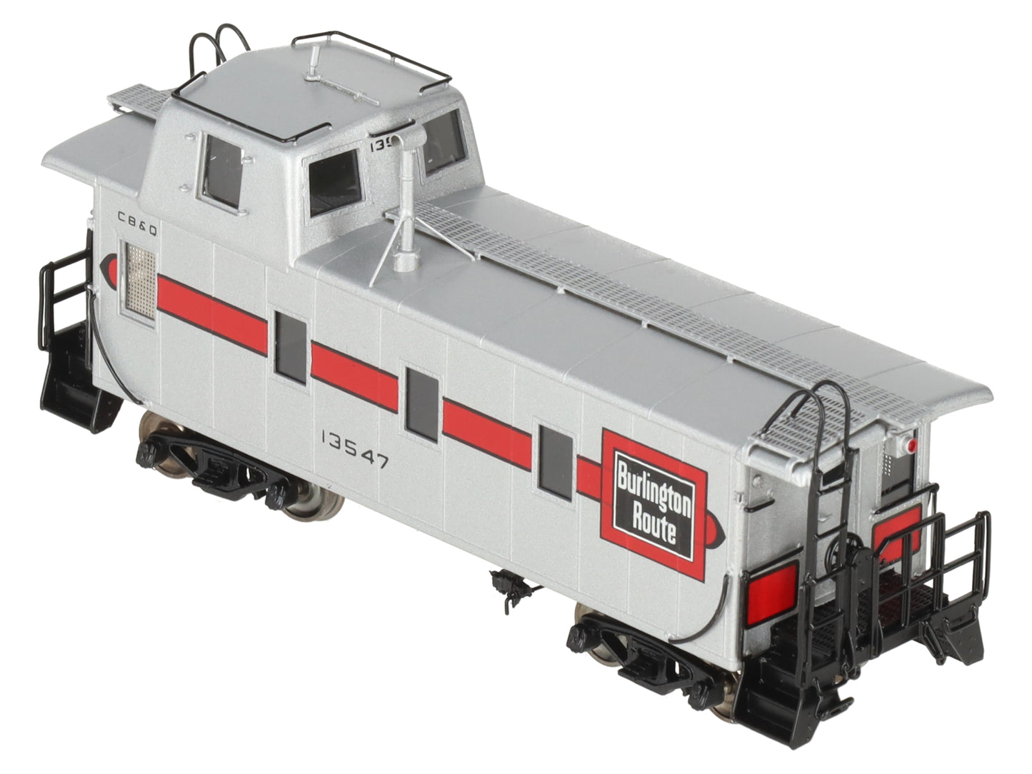 Overland 3896.1 HO Scale BRASS CB&Q Steel Caboose #13547 LN/Box