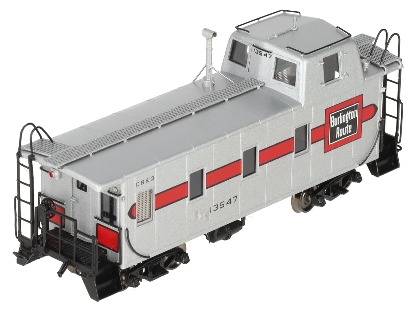Overland 3896.1 HO Scale BRASS CB&Q Steel Caboose #13547 LN/Box