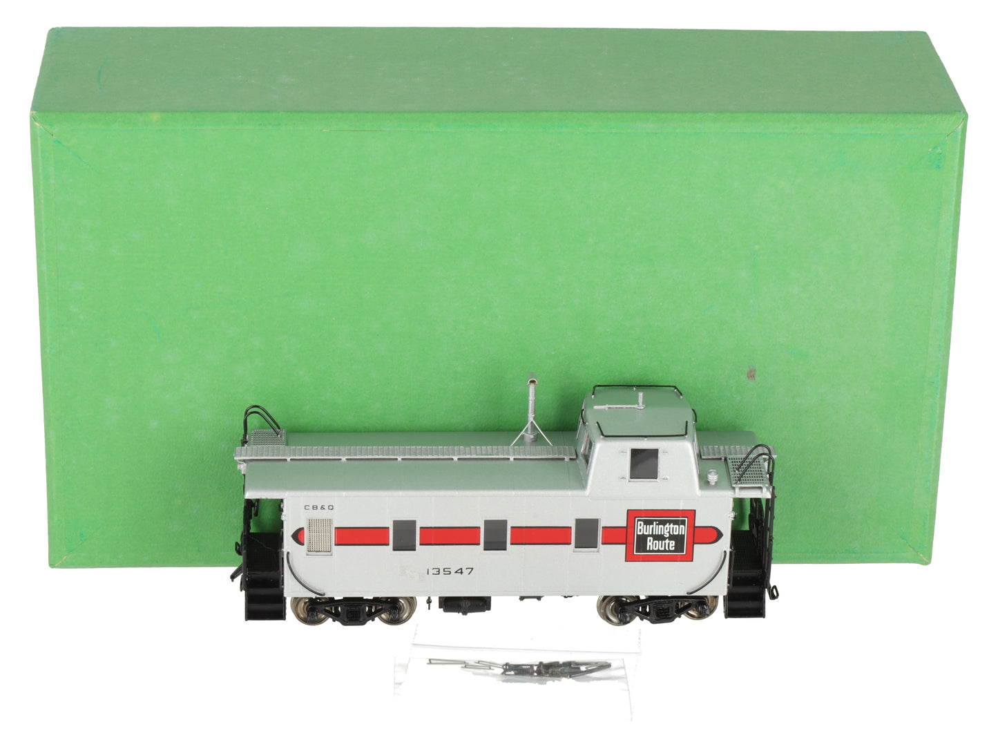 Overland 3896.1 HO Scale BRASS CB&Q Steel Caboose #13547 LN/Box