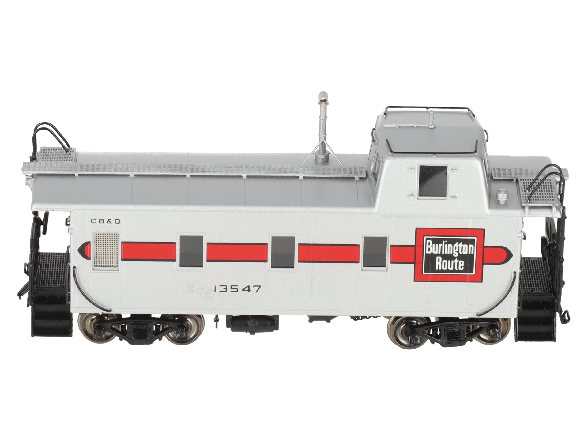 Overland 3896.1 HO Scale BRASS CB&Q Steel Caboose #13547 LN/Box