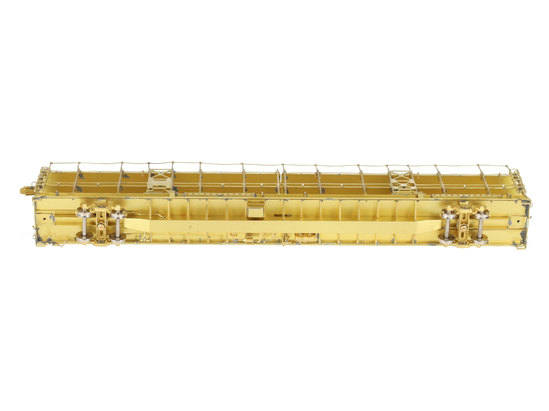 Overland OMI-1326 HO Scale BRASS Tri-Level Open Auto Rack EX/Box