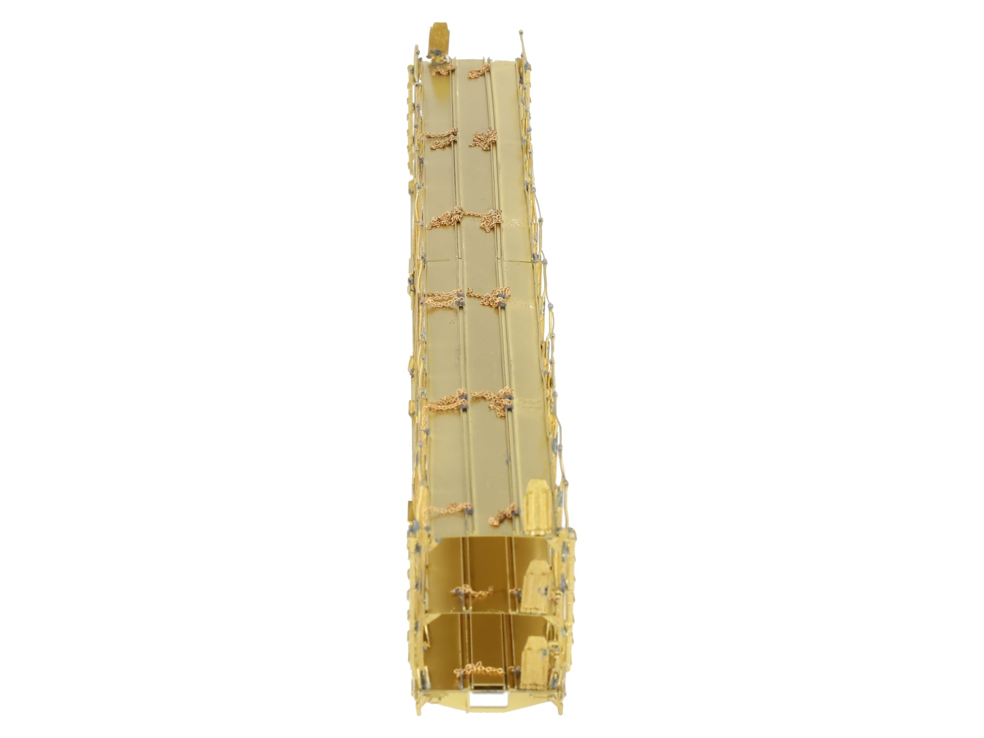 Overland OMI-1326 HO Scale BRASS Tri-Level Open Auto Rack EX/Box