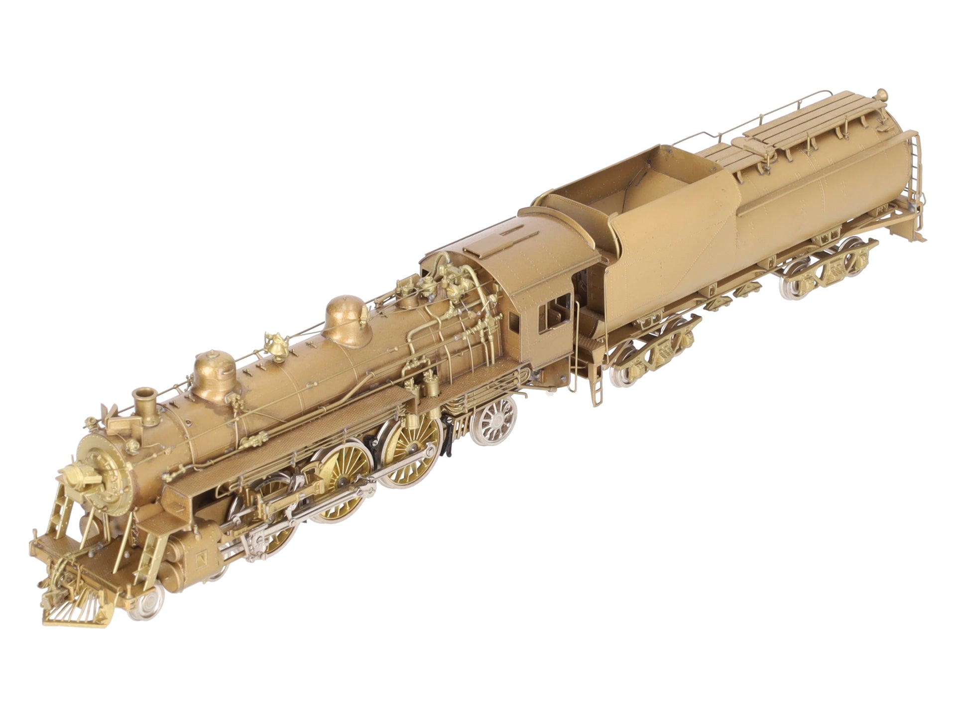 Overland OMI-1445 HO BRASS Chesapeake & Ohio 4-6-2 F-15 Steam Engine -Unpainted EX/Box
