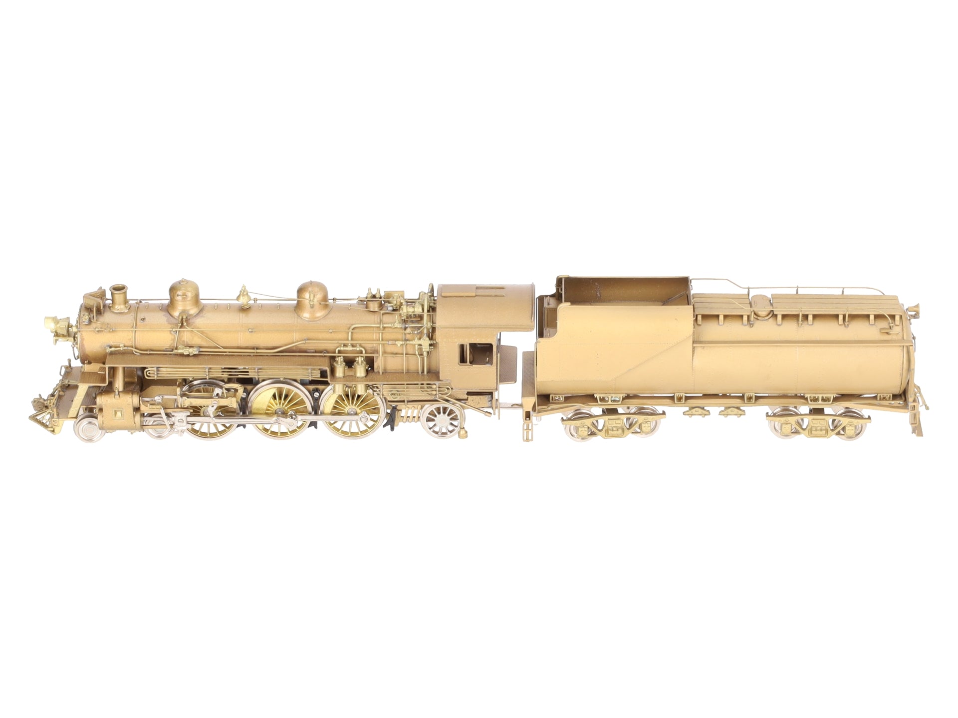 Overland OMI-1445 HO BRASS Chesapeake & Ohio 4-6-2 F-15 Steam Engine -Unpainted EX/Box