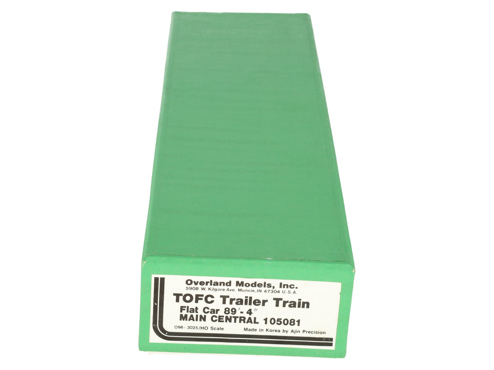 Overland OMI-3025 HO Scale Brass Maine Central TOFC Flat Car EX/Box