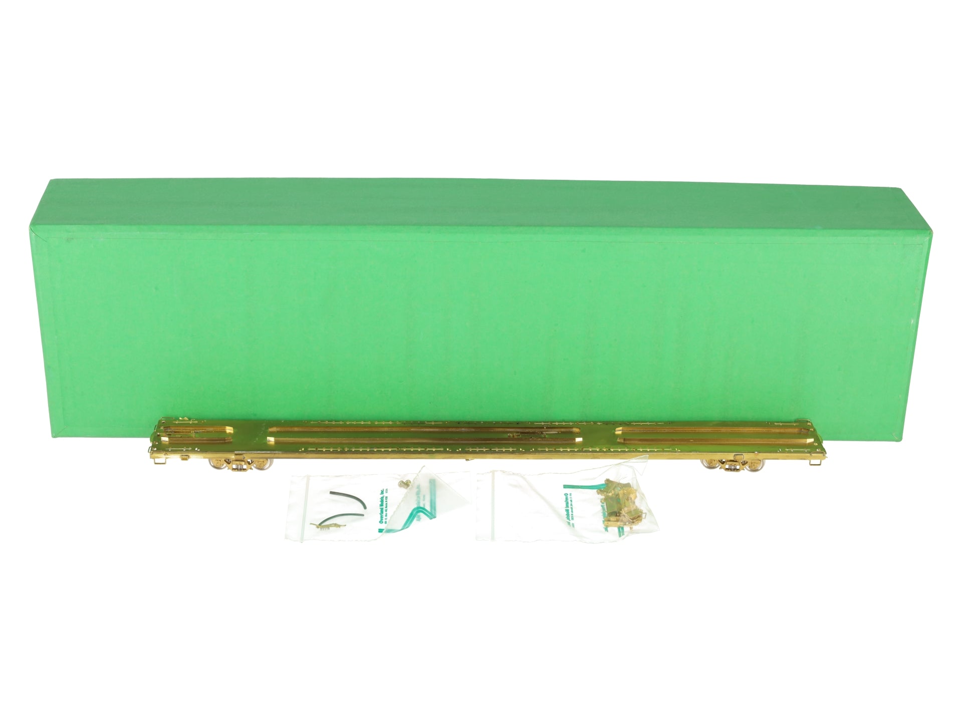 Overland OMI-3025 HO Scale Brass Maine Central TOFC Flat Car EX/Box