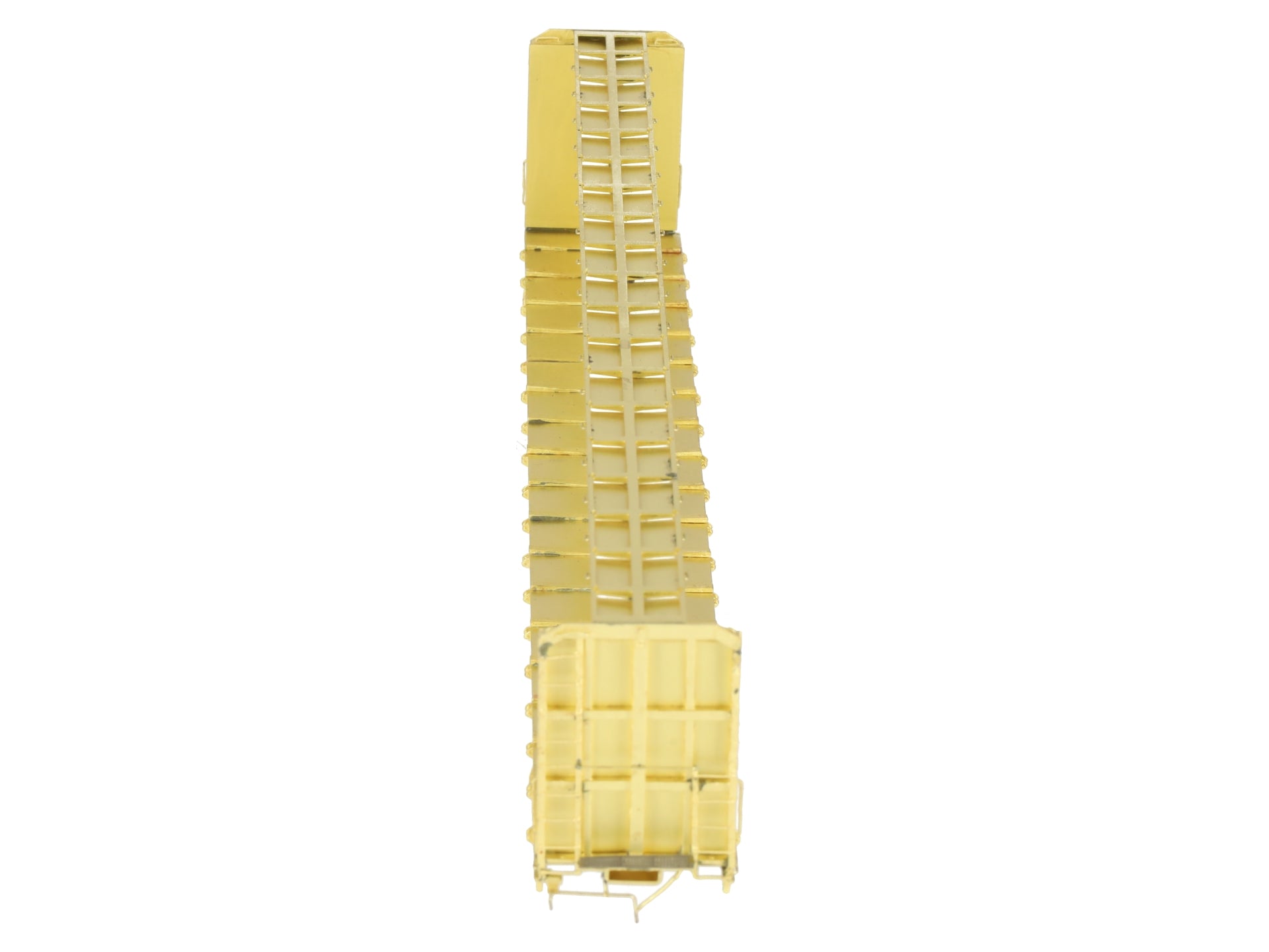 Overland 3235 HO Brass Triler Train TSH 75' Flat Car Centerbeam Bulkhead EX/Box