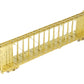 Overland 3235 HO Brass Triler Train TSH 75' Flat Car Centerbeam Bulkhead EX/Box
