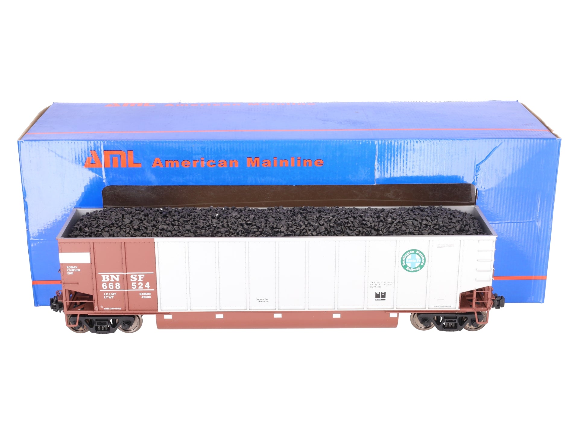 American Mainline G421-02 G Scale BethGon II Coal Porter #668524 EX/Box