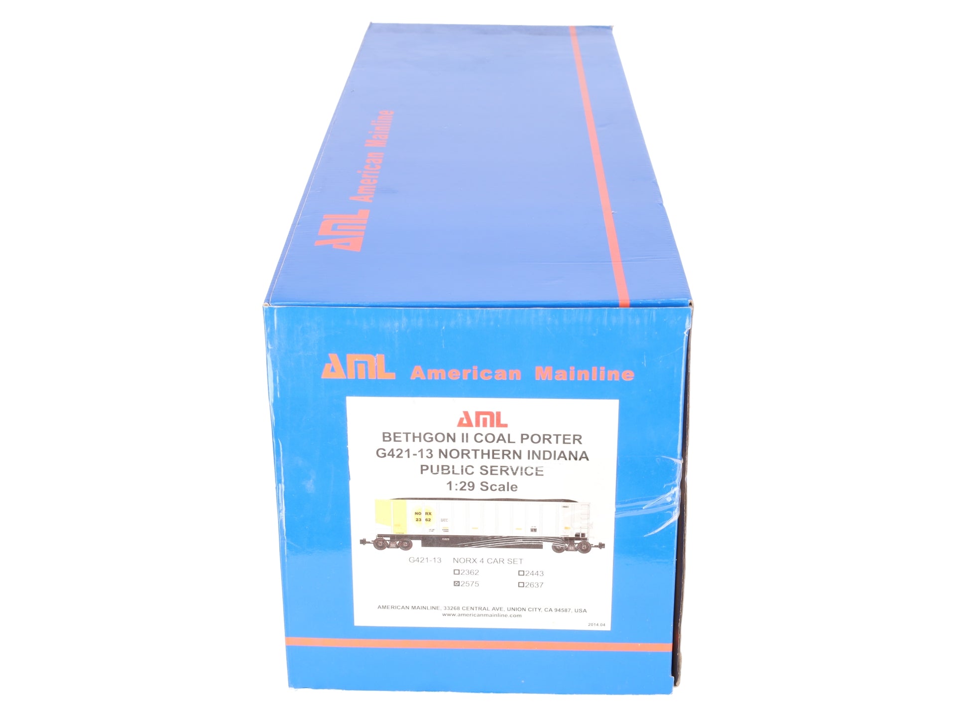 American Mainline G421-13 G Scale BethGon II Coal Porter #2575 EX/Box