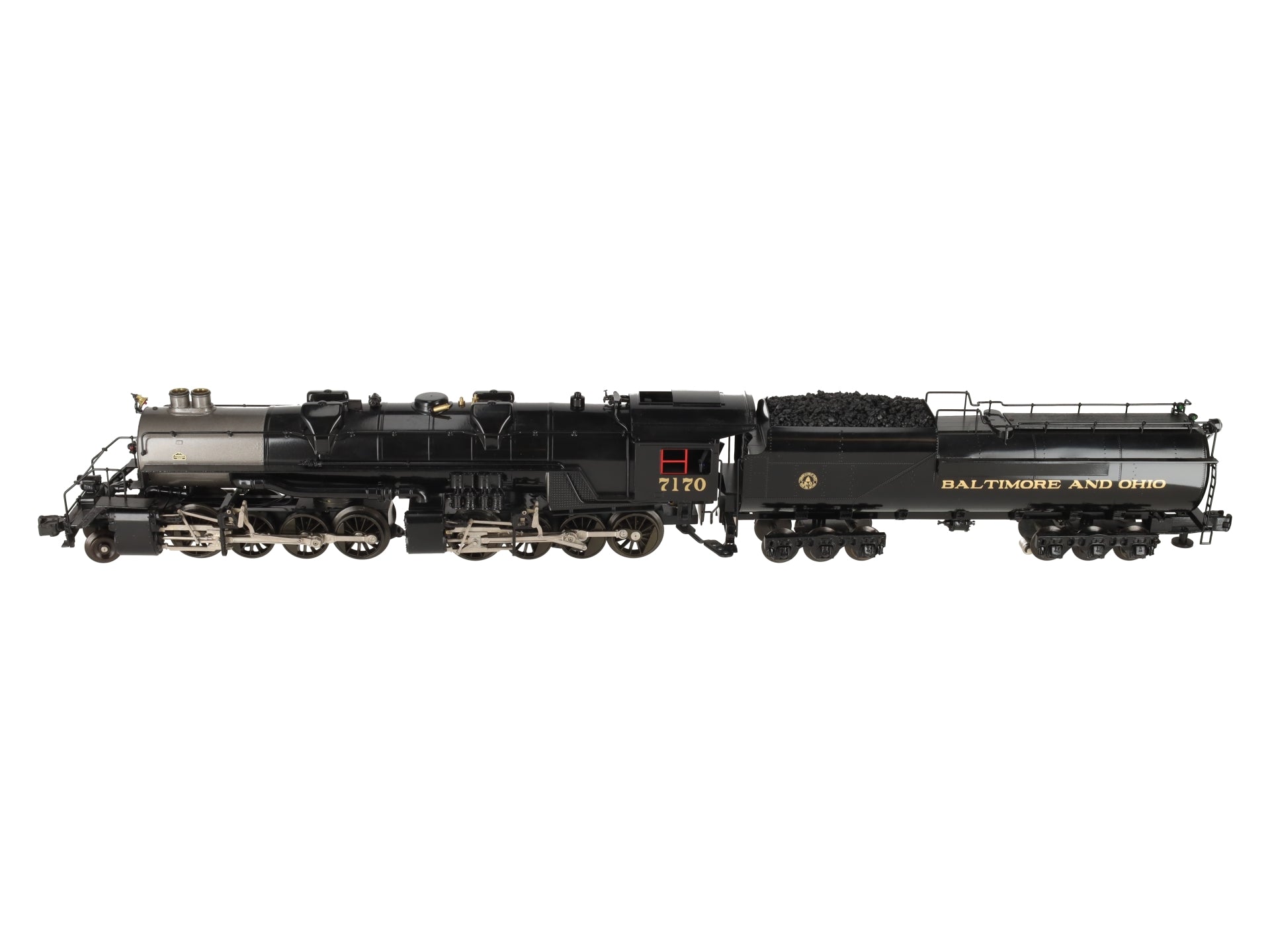 Right-of-Way 5004 B&O 2-8-8-0 EL3 Steam Locomotive and Tender #7170 LN/Box