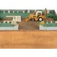 Ho Scale Custom Wooden Base Motorized Grave Digger Layout Section EX