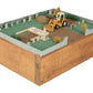 Ho Scale Custom Wooden Base Motorized Grave Digger Layout Section EX