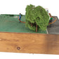 HO Scale Custom Wooden Base Lawn Care Layout Section EX