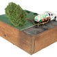 HO Scale Custom Wooden Base Lawn Care Layout Section EX