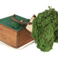 HO Scale Custom Motorized Wooden Base Tree House Layout Section VG