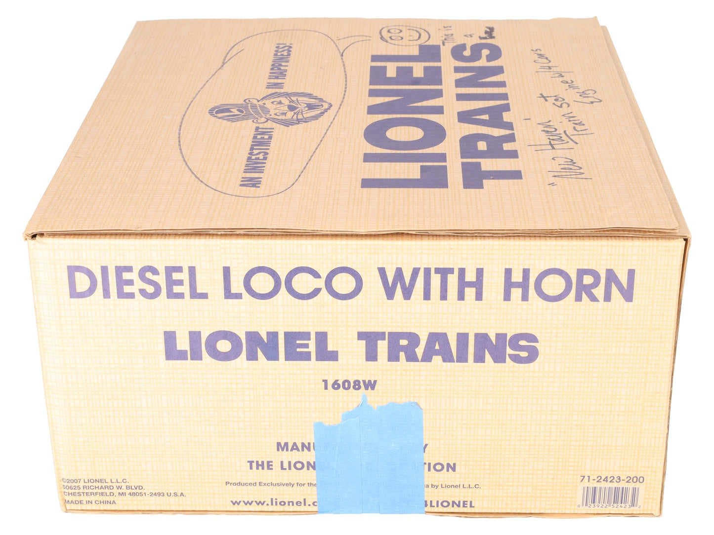 Lionel 6-52423 O New Haven Alco Non-Powered Diesel Passenger Train Set with TMCC LN/Box
