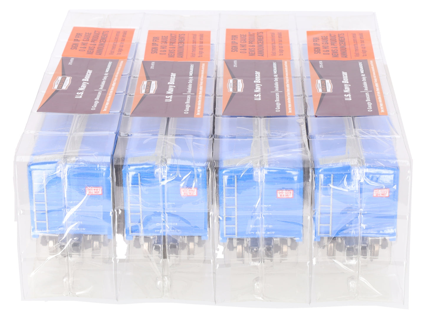 Menards 275-9175 O Gauge Navy Dealer Pack #2847/2849/2850/2868 (Set of 4) NIB