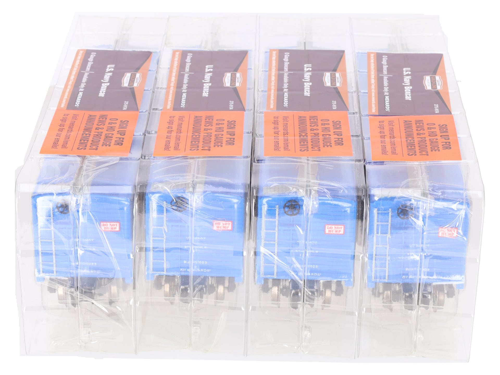 Menards 275-9175 O Gauge Navy Dealer Pack #2847/2849/2850/2868 (Set of 4) NIB