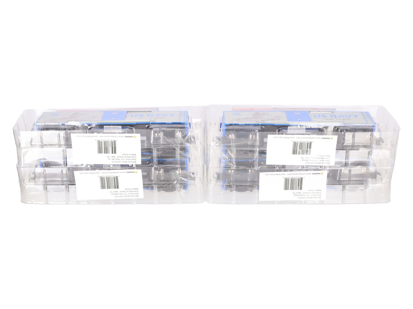 Menards 275-9175 O Gauge Navy Dealer Pack #2847/2849/2850/2868 (Set of 4) NIB