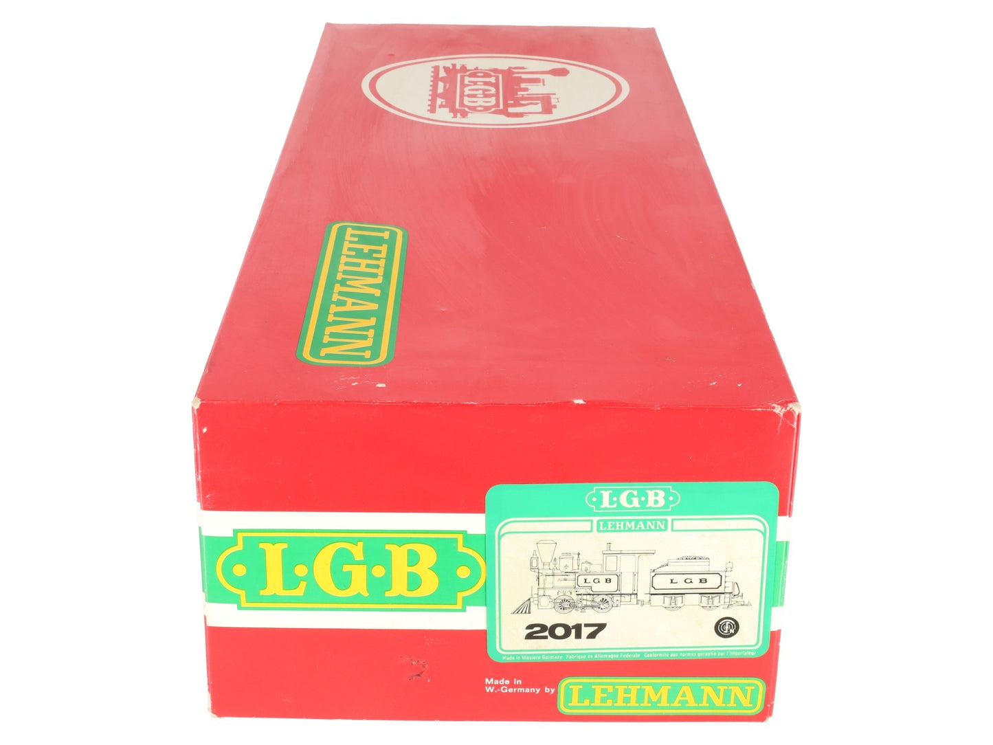 LGB 2017 G Gauge Green 0-4-0 Steam Locomotive with Motorized Tender #6 VG/Box
