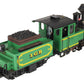 LGB 2017 G Gauge Green 0-4-0 Steam Locomotive with Motorized Tender #6 VG/Box