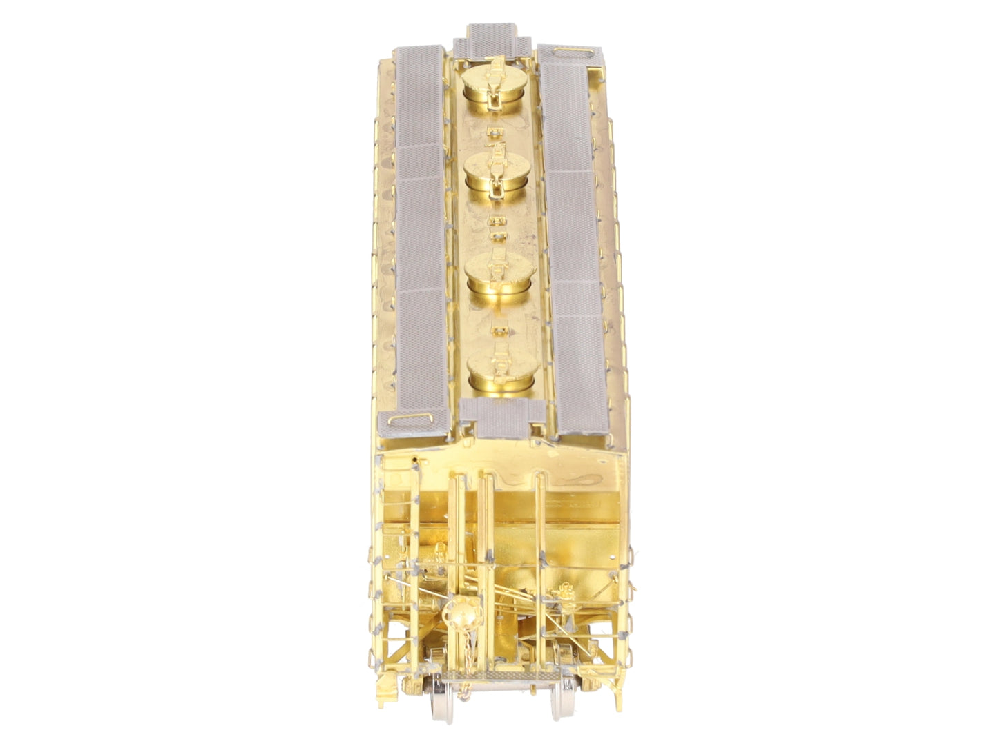 Overland OMI-3053 HO Scale BRASS ATSF 2-Bay Hopper Car EX/Box