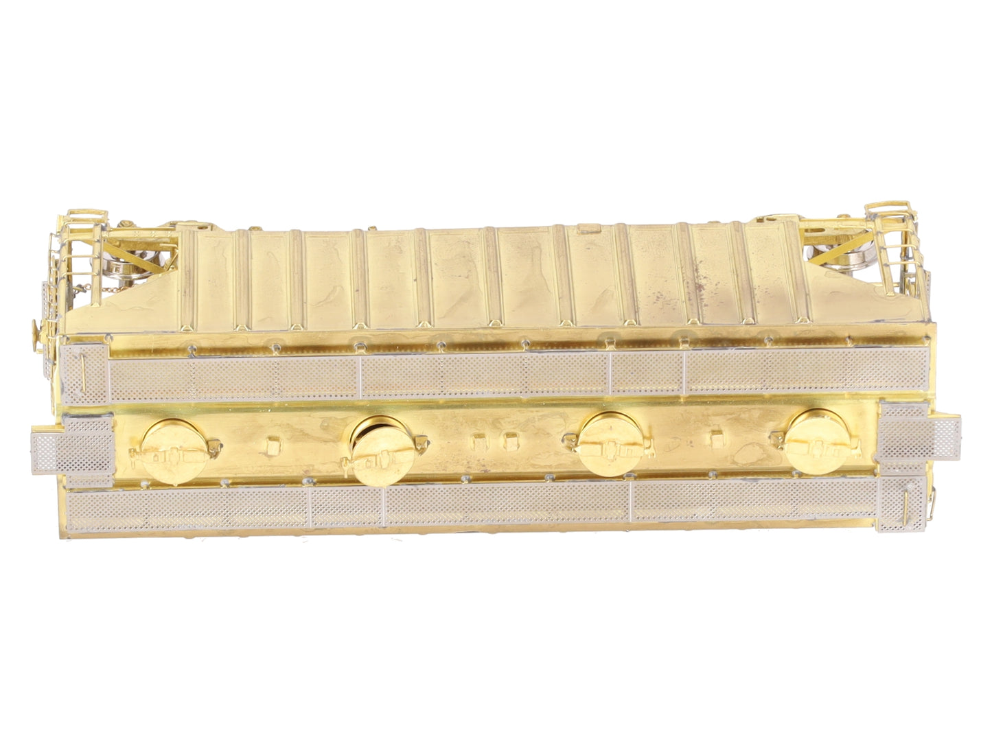 Overland OMI-3053 HO Scale BRASS ATSF 2-Bay Hopper Car EX/Box