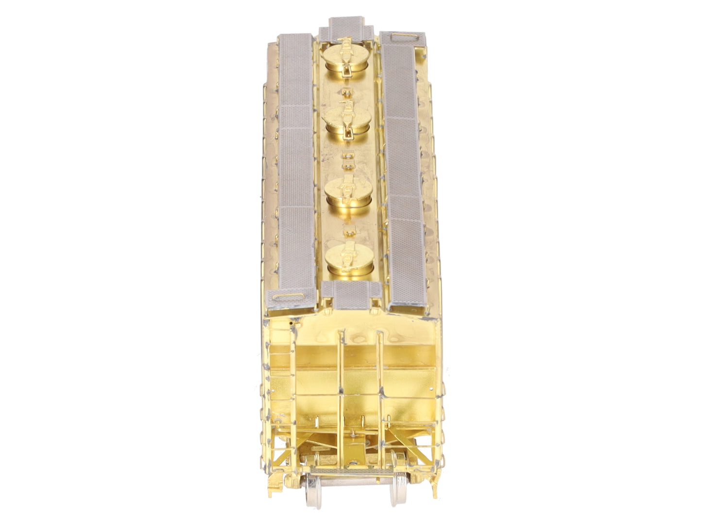 Overland OMI-3053 HO Scale BRASS ATSF 2-Bay Hopper Car EX/Box