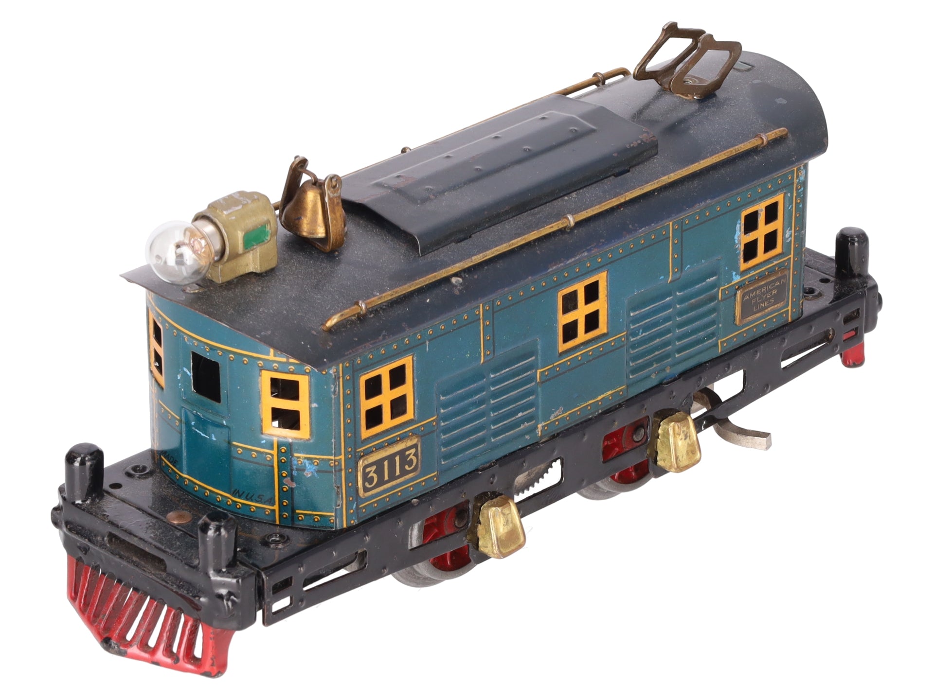 American Flyer 3113 Vintage O 0-4-0 Electric Locomotive VG