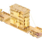Overland 1347 HO Brass Center Flat Car w/Transformer Load EX/Box