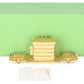 Overland 1347 HO Brass Center Flat Car w/Transformer Load EX/Box