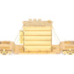Overland 1347 HO Brass Center Flat Car w/Transformer Load EX/Box